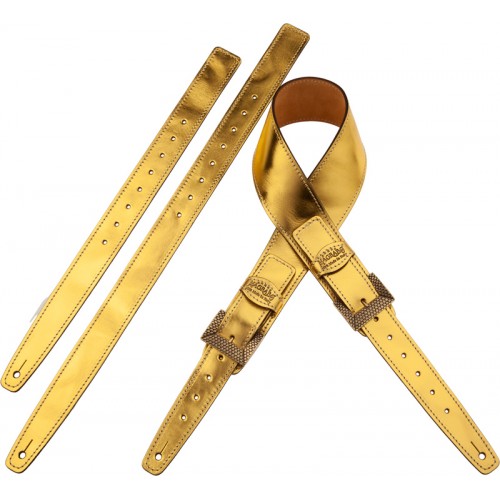 Twin Buckle TS Metallic Gold 7 cm fibbie Scaled Ottone